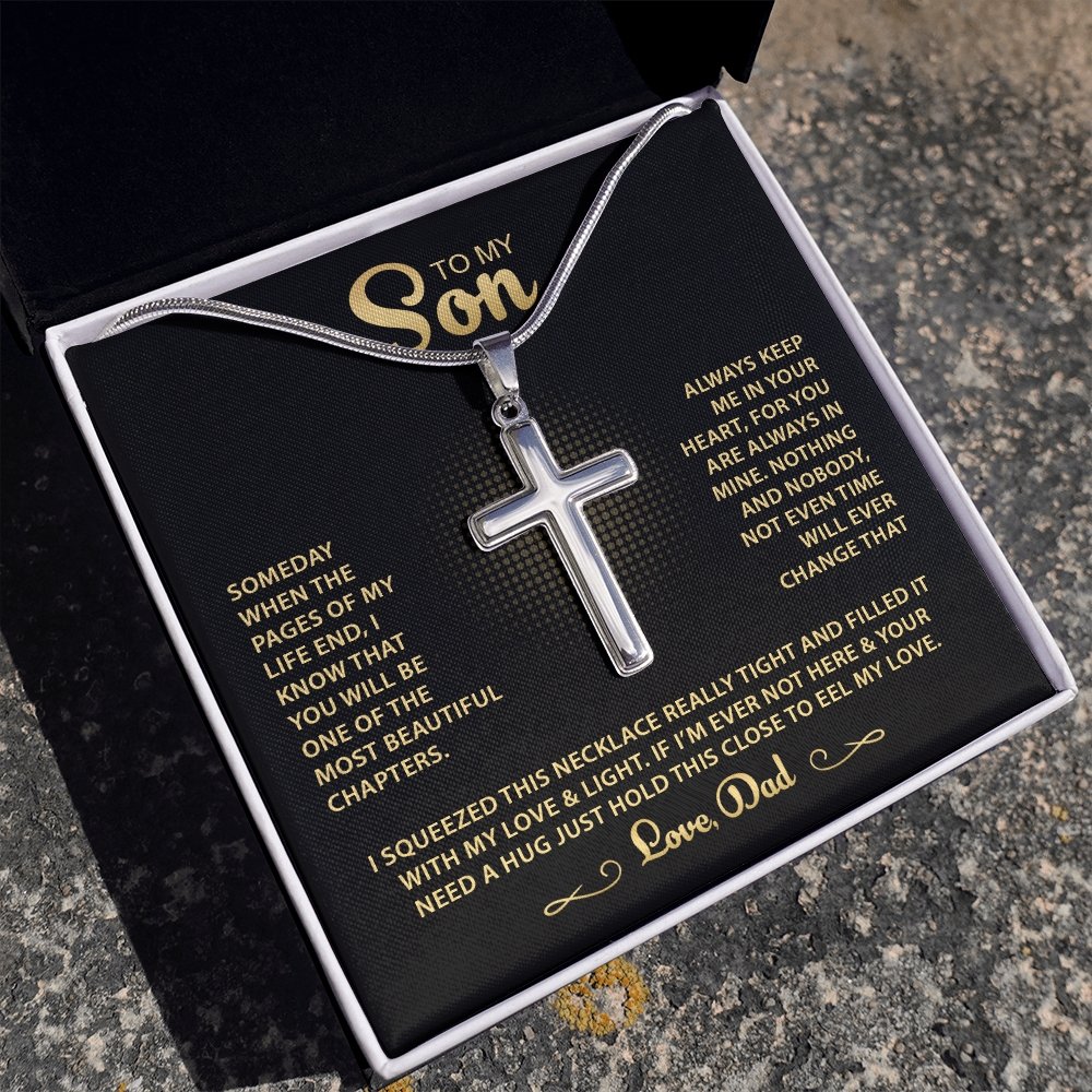 To My Son | Keep Me In Your Heart 💖🔥 | Jewelry | A1013T, E070T, lx-E070, PB23-WOOD, PROD-1600302, PT-966, TNM-1, USER-43062 | TageUnlimited