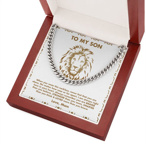 To My Son | Never Feel You Are Alone 💖💎 | Jewelry | C30184T, C30184TG, lx-C30184, PB23-WOOD, PROD-1945355, PT-1772, USER-43062 | TageUnlimited