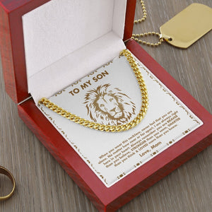 To My Son | Never Feel You Are Alone 💖💎 | Jewelry | C30184T, C30184TG, lx-C30184, PB23-WOOD, PROD-1945355, PT-1772, USER-43062 | TageUnlimited
