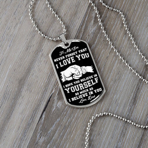 To My Son | Never Forget 🖤 | Jewelry | A1014T, A1014TG, G007T, G007TG, lx-G007, PROD-1941488, PT-133, TNM-1, USER-43062 | TageUnlimited