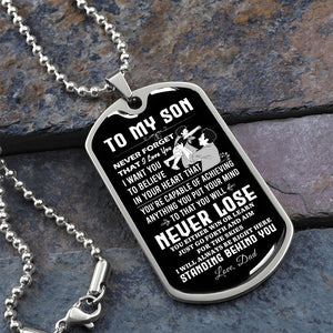 To My Son | Never Forget 🧡🔥 | Jewelry | A1014T, A1014TG, G007T, G007TG, lx-G007, PROD-2018838, PT-133, TNM-1, USER-43062 | TageUnlimited