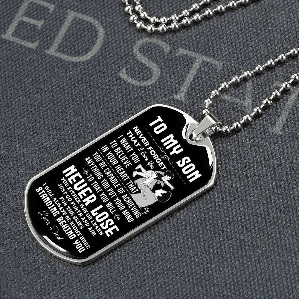 To My Son | Never Forget 🧡🔥 | Jewelry | A1014T, A1014TG, G007T, G007TG, lx-G007, PROD-2018838, PT-133, TNM-1, USER-43062 | TageUnlimited
