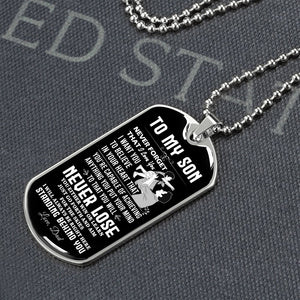 To My Son | Never Forget 🧡🔥 | Jewelry | A1014T, A1014TG, G007T, G007TG, lx-G007, PROD-2018838, PT-133, TNM-1, USER-43062 | TageUnlimited