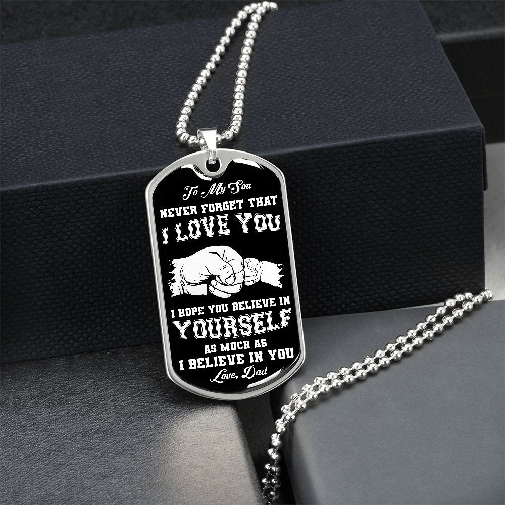 To My Son | Never Forget 🖤 | Jewelry | A1014T, A1014TG, G007T, G007TG, lx-G007, PROD-1941488, PT-133, TNM-1, USER-43062 | TageUnlimited