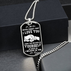 To My Son | Never Forget 🖤 | Jewelry | A1014T, A1014TG, G007T, G007TG, lx-G007, PROD-1941488, PT-133, TNM-1, USER-43062 | TageUnlimited