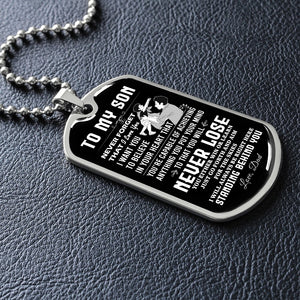 To My Son | Never Forget 🧡🔥 | Jewelry | A1014T, A1014TG, G007T, G007TG, lx-G007, PROD-2018838, PT-133, TNM-1, USER-43062 | TageUnlimited
