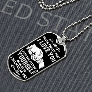 To My Son | Never Forget 🖤 | Jewelry | A1014T, A1014TG, G007T, G007TG, lx-G007, PROD-1941488, PT-133, TNM-1, USER-43062 | TageUnlimited