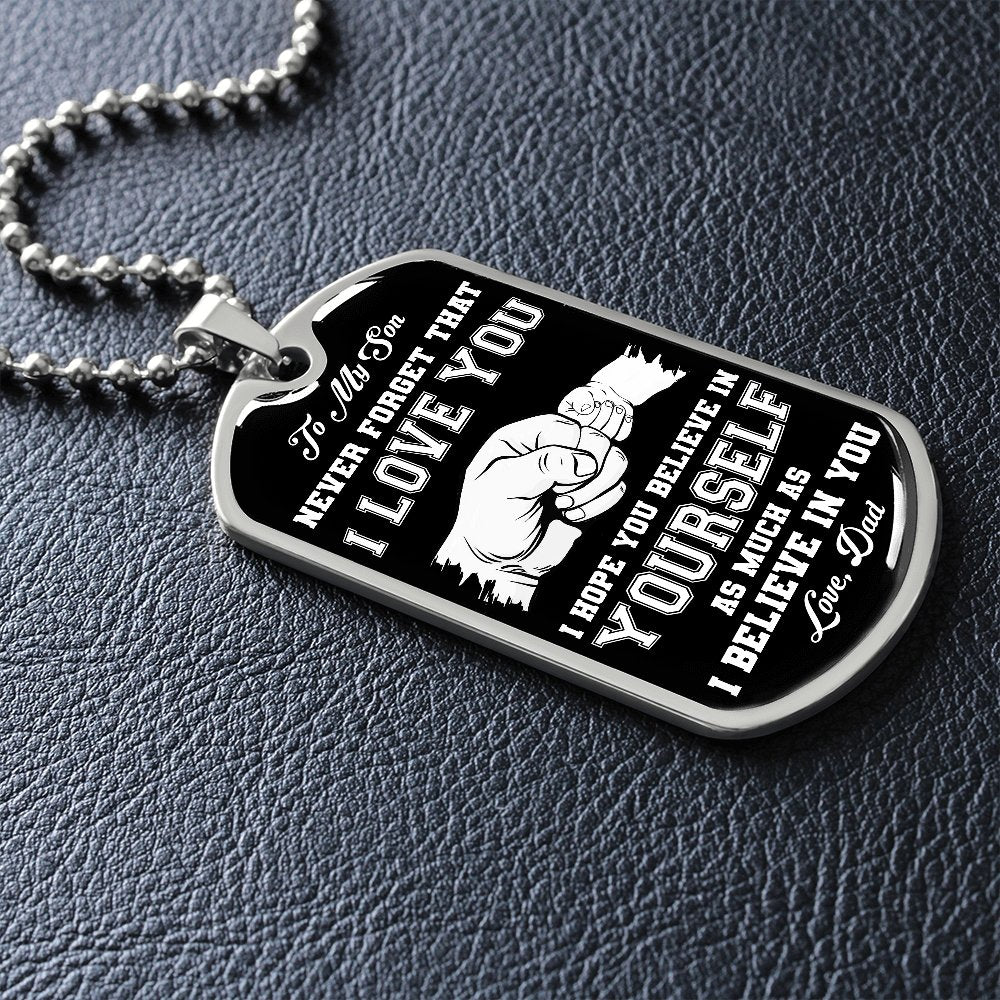 To My Son | Never Forget 🖤 | Jewelry | A1014T, A1014TG, G007T, G007TG, lx-G007, PROD-1941488, PT-133, TNM-1, USER-43062 | TageUnlimited