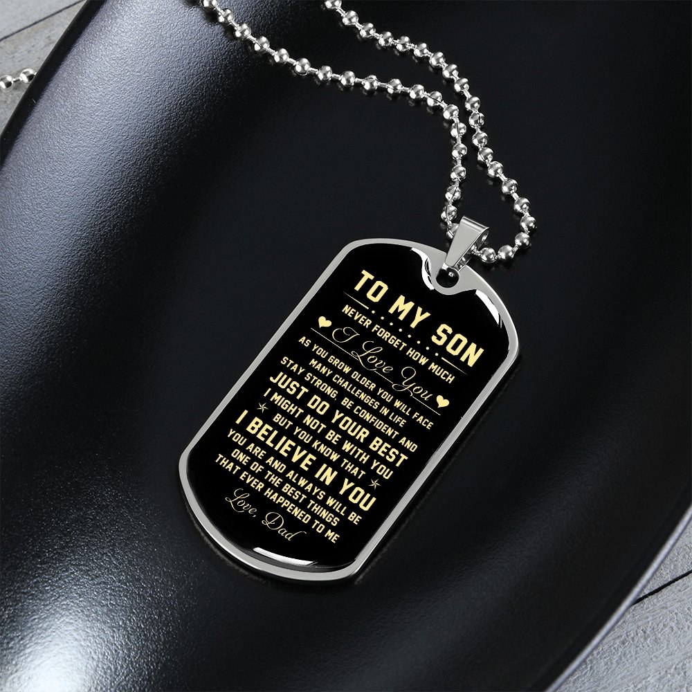 To My Son | Never Forget How Much I Love You | Jewelry | TageUnlimited