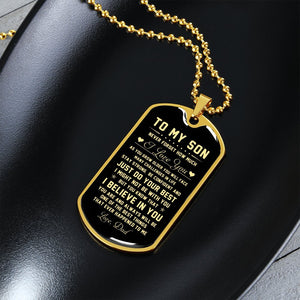 To My Son | Never Forget How Much I Love You | Jewelry | TageUnlimited