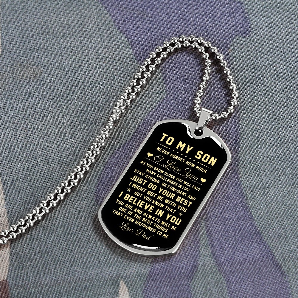 To My Son | Never Forget How Much I Love You | Jewelry | TageUnlimited