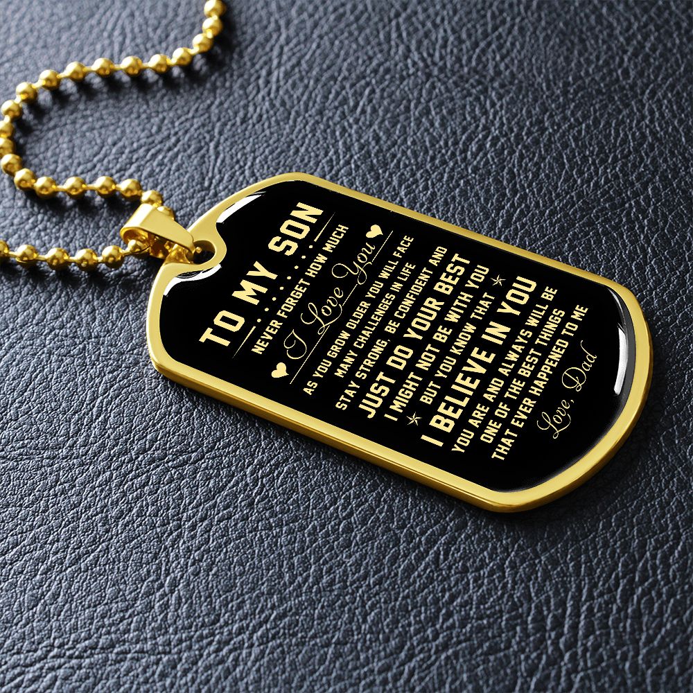 To My Son | Never Forget How Much I Love You | Jewelry | TageUnlimited