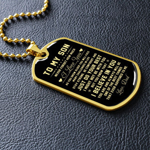 To My Son | Never Forget How Much I Love You | Jewelry | TageUnlimited