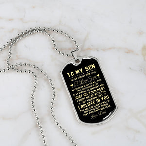 To My Son | Never Forget How Much I Love You | Jewelry | TageUnlimited