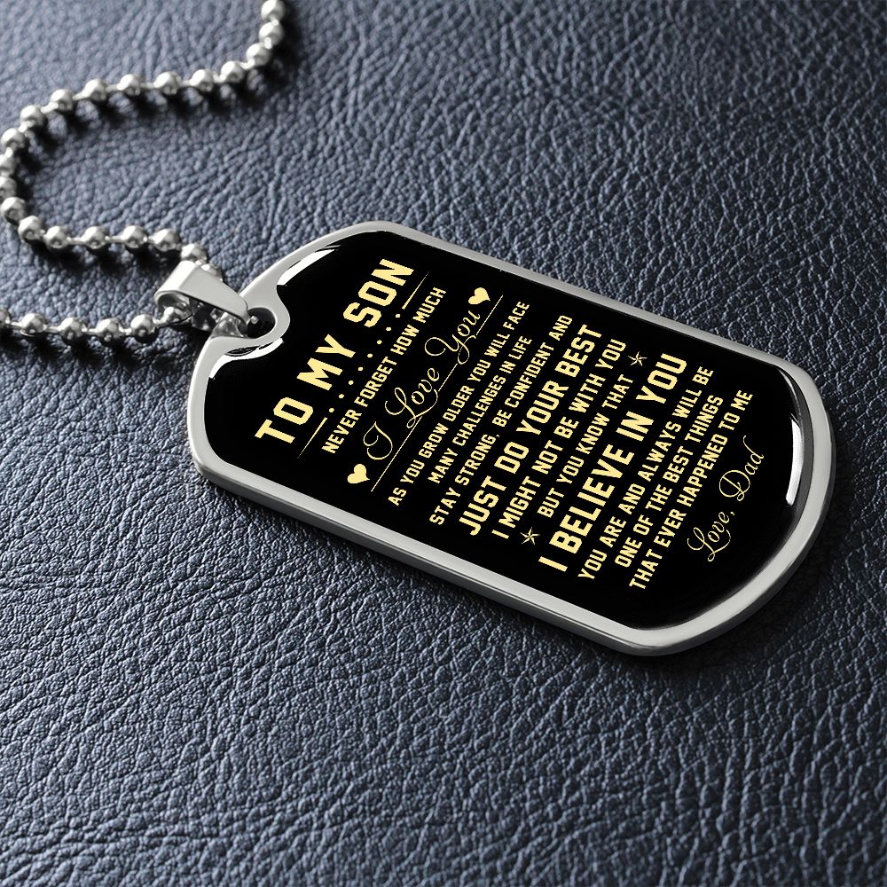 To My Son | Never Forget How Much I Love You | Jewelry | TageUnlimited