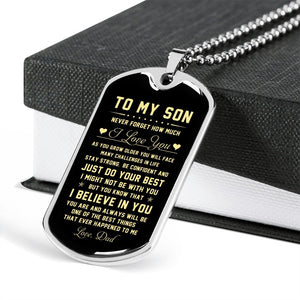 To My Son | Never Forget How Much I Love You | Jewelry | TageUnlimited