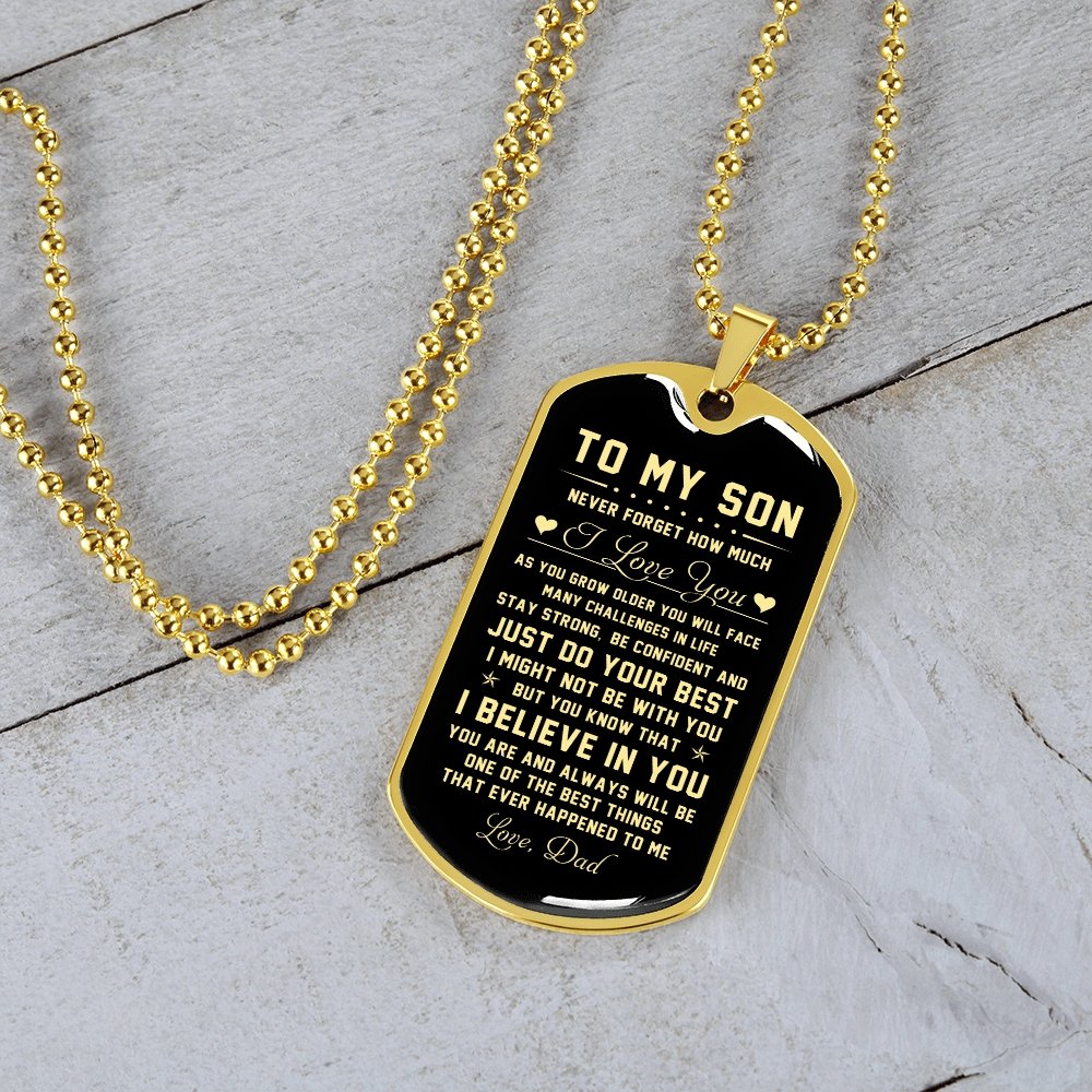To My Son | Never Forget How Much I Love You | Jewelry | TageUnlimited