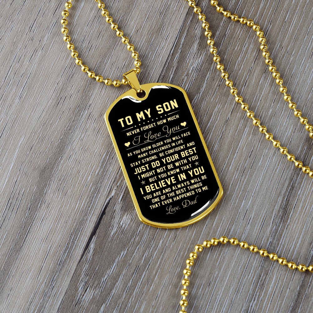To My Son | Never Forget How Much I Love You | Jewelry | TageUnlimited