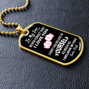 To My Son | Never Forget That I Love You | Jewelry | A1014T, A1014TG, G007T, G007TG, lx-G007, PROD-2079029, PT-133, TNM-1, USER-43062 | TageUnlimited