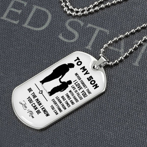 To My Son | Never Forget That I Love You ❤ | Jewelry | A1014T, A1014TG, G007T, G007TG, lx-G007, PROD-1946211, PT-133, TNM-1, USER-43062 | TageUnlimited
