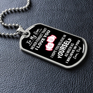 To My Son | Never Forget That I Love You | Jewelry | A1014T, A1014TG, G007T, G007TG, lx-G007, PROD-2079029, PT-133, TNM-1, USER-43062 | TageUnlimited