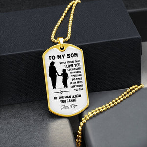 To My Son | Never Forget That I Love You ❤ | Jewelry | A1014T, A1014TG, G007T, G007TG, lx-G007, PROD-1946211, PT-133, TNM-1, USER-43062 | TageUnlimited