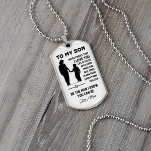 To My Son | Never Forget That I Love You ❤ | Jewelry | A1014T, A1014TG, G007T, G007TG, lx-G007, PROD-1946211, PT-133, TNM-1, USER-43062 | TageUnlimited