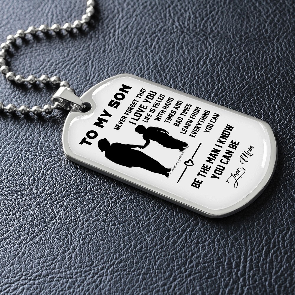 To My Son | Never Forget That I Love You ❤ | Jewelry | A1014T, A1014TG, G007T, G007TG, lx-G007, PROD-1946211, PT-133, TNM-1, USER-43062 | TageUnlimited