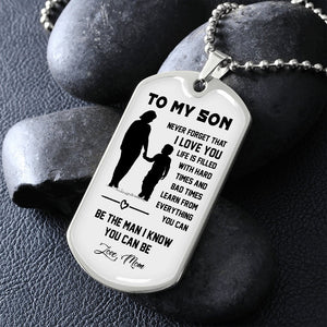To My Son | Never Forget That I Love You ❤ | Jewelry | A1014T, A1014TG, G007T, G007TG, lx-G007, PROD-1946211, PT-133, TNM-1, USER-43062 | TageUnlimited