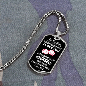 To My Son | Never Forget That I Love You | Jewelry | A1014T, A1014TG, G007T, G007TG, lx-G007, PROD-2079029, PT-133, TNM-1, USER-43062 | TageUnlimited