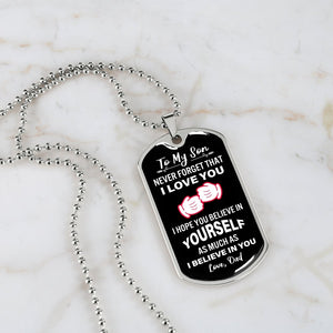 To My Son | Never Forget That I Love You | Jewelry | A1014T, A1014TG, G007T, G007TG, lx-G007, PROD-2079029, PT-133, TNM-1, USER-43062 | TageUnlimited
