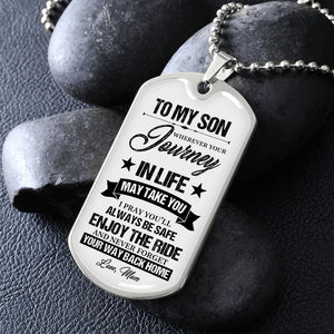 To My Son | Never Forget Your Way Back Home ✭ | Jewelry | A1014T, A1014TG, G007T, G007TG, lx-G007, PROD-1946452, PT-133, TNM-1, USER-43062 | TageUnlimited