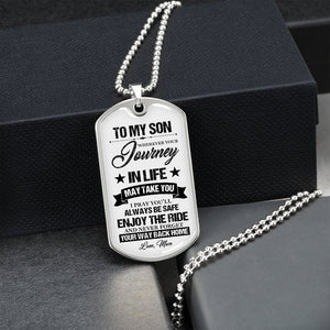 To My Son | Never Forget Your Way Back Home ✭ | Jewelry | A1014T, A1014TG, G007T, G007TG, lx-G007, PROD-1946452, PT-133, TNM-1, USER-43062 | TageUnlimited