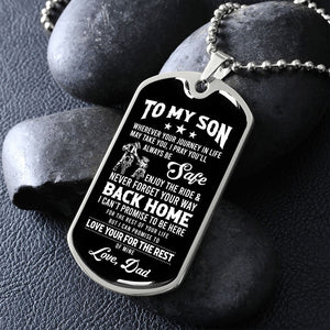 To My Son | Never Forget Your Way Back Home | Jewelry | TageUnlimited