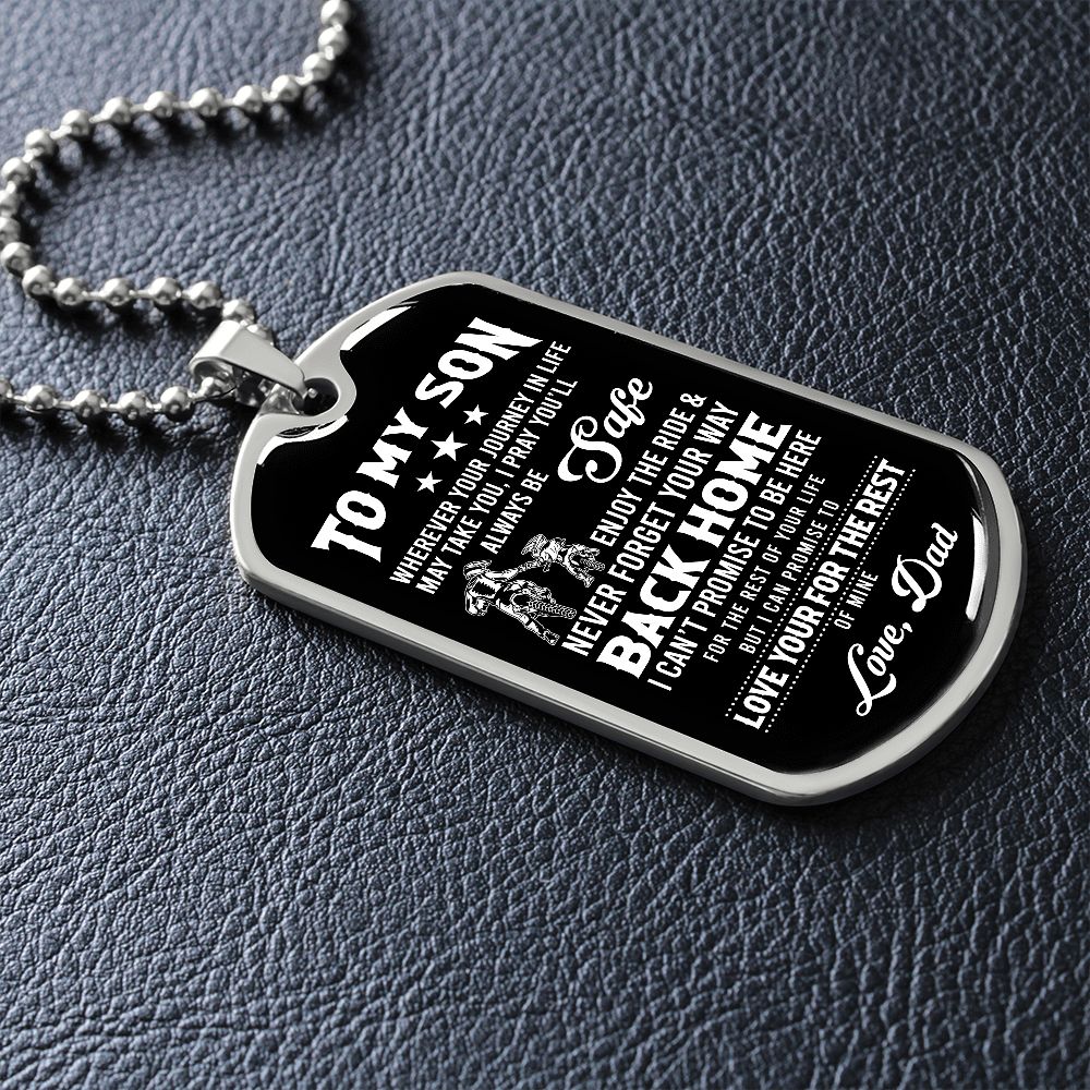 To My Son | Never Forget Your Way Back Home | Jewelry | TageUnlimited