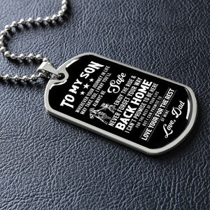 To My Son | Never Forget Your Way Back Home | Jewelry | TageUnlimited