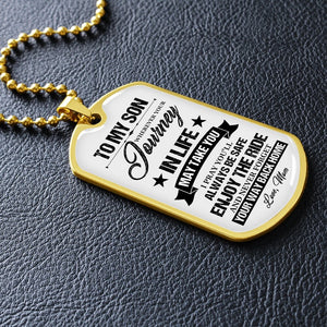 To My Son | Never Forget Your Way Back Home ✭ | Jewelry | A1014T, A1014TG, G007T, G007TG, lx-G007, PROD-1946452, PT-133, TNM-1, USER-43062 | TageUnlimited