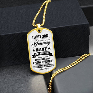To My Son | Never Forget Your Way Back Home ✭ | Jewelry | A1014T, A1014TG, G007T, G007TG, lx-G007, PROD-1946452, PT-133, TNM-1, USER-43062 | TageUnlimited