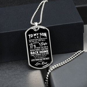 To My Son | Never Forget Your Way Back Home | Jewelry | TageUnlimited
