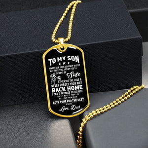 To My Son | Never Forget Your Way Back Home | Jewelry | TageUnlimited