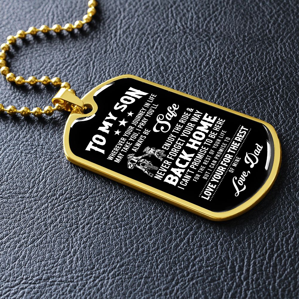 To My Son | Never Forget Your Way Back Home | Jewelry | TageUnlimited