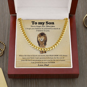 To My Son | Proud To Be Your Father | Jewelry | C30184T, C30184TG, lx-C30184, PB23-WOOD, PROD-1967004, PT-1772, USER-43062 | TageUnlimited