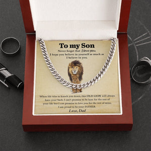 To My Son | Proud To Be Your Father | Jewelry | C30184T, C30184TG, lx-C30184, PB23-WOOD, PROD-1967004, PT-1772, USER-43062 | TageUnlimited