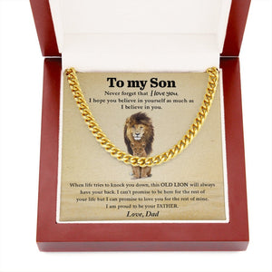 To My Son | Proud To Be Your Father | Jewelry | C30184T, C30184TG, lx-C30184, PB23-WOOD, PROD-1967004, PT-1772, USER-43062 | TageUnlimited