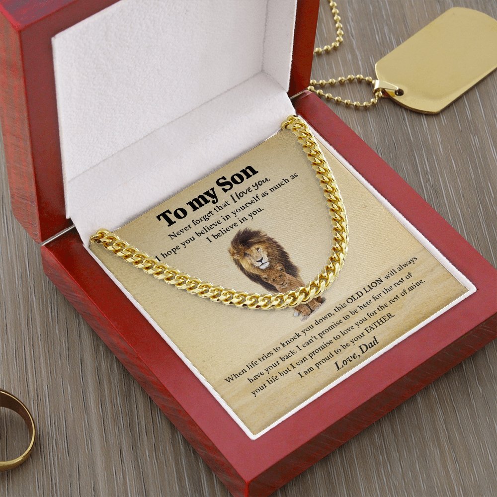 To My Son | Proud To Be Your Father | Jewelry | C30184T, C30184TG, lx-C30184, PB23-WOOD, PROD-1967004, PT-1772, USER-43062 | TageUnlimited