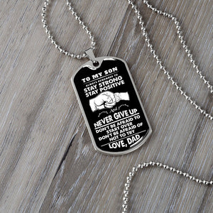 To My Son | Stay Strong | Jewelry | A1014T, A1014TG, G007T, G007TG, lx-G007, PROD-1967352, PT-133, TNM-1, USER-43062 | TageUnlimited