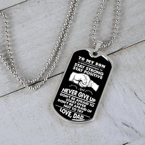 To My Son | Stay Strong | Jewelry | A1014T, A1014TG, G007T, G007TG, lx-G007, PROD-1967352, PT-133, TNM-1, USER-43062 | TageUnlimited