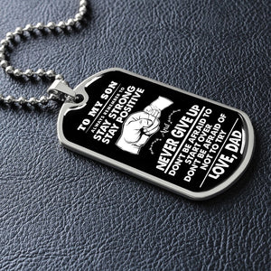 To My Son | Stay Strong | Jewelry | A1014T, A1014TG, G007T, G007TG, lx-G007, PROD-1967352, PT-133, TNM-1, USER-43062 | TageUnlimited