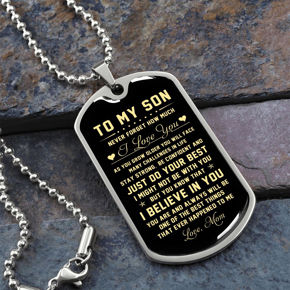 To My Son | Stay Strong | Jewelry | TageUnlimited
