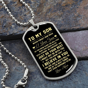 To My Son | Stay Strong | Jewelry | TageUnlimited